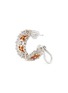 Detail View - Click To Enlarge - BUCCELLATI - Diamond ruby 18k gold hoop earrings