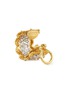 Detail View - Click To Enlarge - BUCCELLATI - Diamond 18k gold hoop earrings