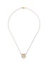 Main View - Click To Enlarge - BUCCELLATI - Diamond 18k gold cutout heart pendant necklace