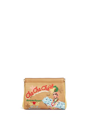 Main View - Click To Enlarge - CHARLOTTE OLYMPIA - 'Cha Cha Cha Maggie' embroidered clutch