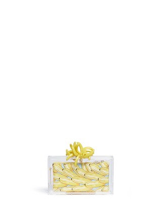 Detail View - Click To Enlarge - CHARLOTTE OLYMPIA - 'Bananas for Pandora' Perspex clutch