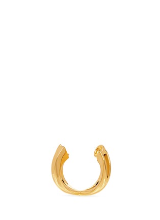 Main View - Click To Enlarge - XR - 'Initale LOVE' diamond 16k gold plated ring