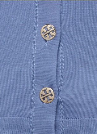 Detail View - Click To Enlarge - TORY BURCH - Simone cotton cardigan