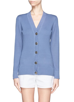 Main View - Click To Enlarge - TORY BURCH - Simone cotton cardigan