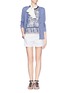 Figure View - Click To Enlarge - TORY BURCH - Simone cotton cardigan