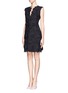 Front View - Click To Enlarge - TORY BURCH - Merida antique floral guipure dress