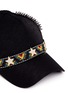 Detail View - Click To Enlarge - VENNA - Stud star tribal embroidered baseball cap