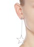 Figure View - Click To Enlarge - VENNA - Glass crystal pavé star drop pyramid earrings