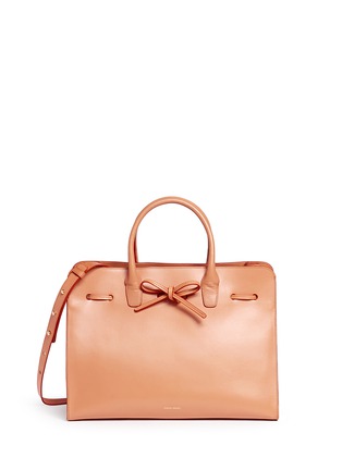 Main View - Click To Enlarge - MANSUR GAVRIEL - 'Large Sun' leather bow tote