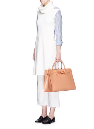 Figure View - Click To Enlarge - MANSUR GAVRIEL - 'Large Sun' leather bow tote