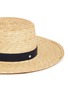 Detail View - Click To Enlarge - JANESSA LEONÉ - 'Klint' flat top straw panama boater hat