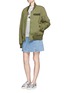 Figure View - Click To Enlarge - GROUND ZERO - 'Home Girl' cotton sweatshirt