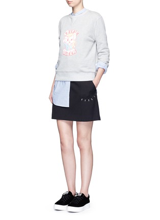 Figure View - Click To Enlarge - GROUND ZERO - 'Selfie Queen' cotton sweatshirt