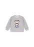 Main View - Click To Enlarge - GROUND ZERO - 'Future Anna' cropped cotton kids sweatshirt