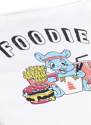 Detail View - Click To Enlarge - GROUND ZERO - 'Foodie' shopping tote