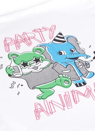 Detail View - Click To Enlarge - GROUND ZERO - 'Party Animal' shopping tote