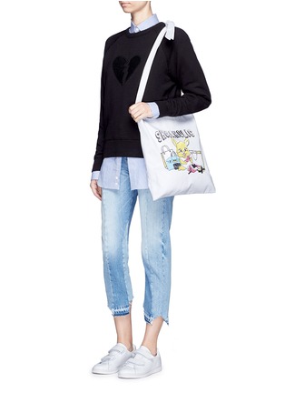 Figure View - Click To Enlarge - GROUND ZERO - 'Shopaholic' shopping tote