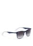 Figure View - Click To Enlarge - RAY-BAN - 'Wayfarer Flat Metal' sunglasses
