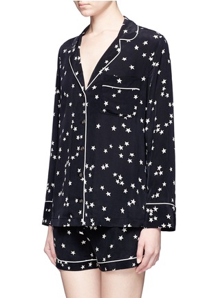 Figure View - Click To Enlarge - EQUIPMENT - 'Lillian' star print silk pyjama set
