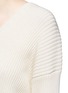Detail View - Click To Enlarge - MS MIN - Tie waist wool rib knit sweater