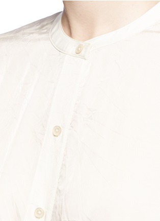 Detail View - Click To Enlarge - MS MIN - Wrap waist crinkled top