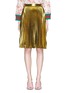 Main View - Click To Enlarge - GUCCI - Lurex voile pleated skirt