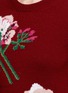 Detail View - Click To Enlarge - GUCCI - Bloom print Merino wool knit sweater