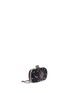 Figure View - Click To Enlarge - ALEXANDER MCQUEEN - Crystal star harness skull leather box clutch