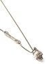 Detail View - Click To Enlarge - ALEXANDER MCQUEEN - Faux pearl crown skull necklace