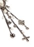 Detail View - Click To Enlarge - ALEXANDER MCQUEEN - Crystal faux pearl fringe drop earrings