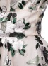 Detail View - Click To Enlarge - ALEXANDER MCQUEEN - Floral fil coupé taffeta organdy strapless dress