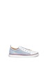 Main View - Click To Enlarge - THOM BROWNE  - Contrast vamp nubuck leather sneakers