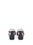 Back View - Click To Enlarge - J.CREW - Suede cross-strap crystal flats