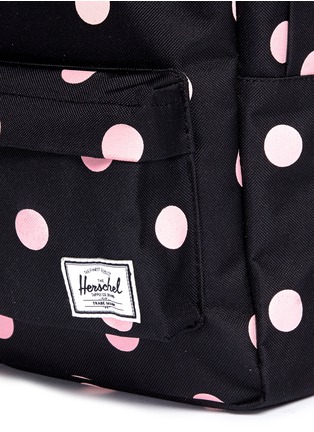 Detail View - Click To Enlarge - HERSCHEL SUPPLY CO. - 'Heritage' polka dot print kids backpack