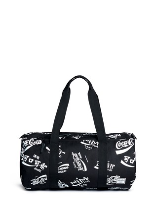 Back View - Click To Enlarge - HERSCHEL SUPPLY CO. - 'Sparwood' Coca-Cola® print duffle bag