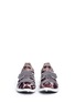 Front View - Click To Enlarge - ADIDAS BY STELLA MCCARTNEY - 'Pureboost' mesh window floral knit running sneakers