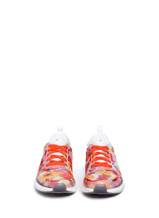 Front View - Click To Enlarge - ADIDAS BY STELLA MCCARTNEY - 'Climacool Sonic' floral print mesh sneakers