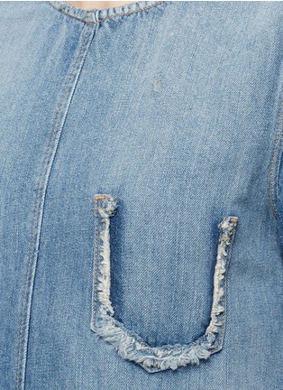 Detail View - Click To Enlarge - CURRENT/ELLIOTT - 'The Frayed Edge' denim dress