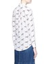 Back View - Click To Enlarge - EQUIPMENT - 'Slim Signature' zebra print silk shirt