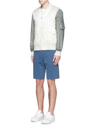 Figure View - Click To Enlarge - DENHAM - 'Roy' cotton sweat shorts