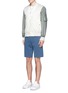 Figure View - Click To Enlarge - DENHAM - 'Roy' cotton sweat shorts
