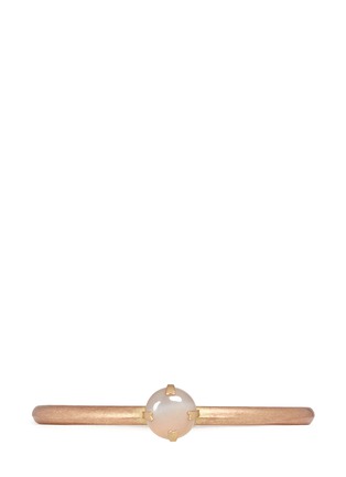 Figure View - Click To Enlarge - ISABEL MARANT - 'Jacques' stone cabochon brass cuff