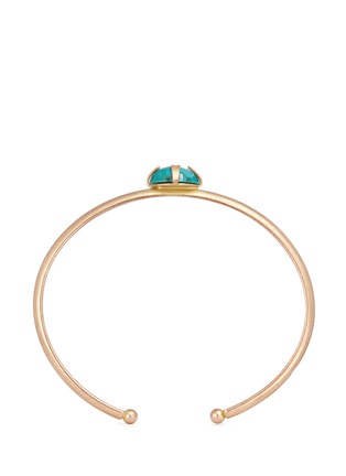 Main View - Click To Enlarge - ISABEL MARANT - 'Jacques' stone cabochon brass cuff