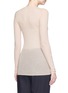 Back View - Click To Enlarge - ISABEL MARANT - Semi sheer cotton blend sweater