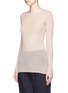 Front View - Click To Enlarge - ISABEL MARANT - Semi sheer cotton blend sweater