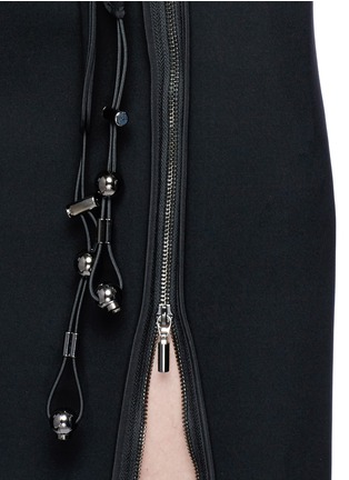 Detail View - Click To Enlarge - MATICEVSKI - 'Inventor' exposed zip skirt