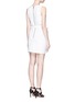 Back View - Click To Enlarge - MATICEVSKI - 'Coded' tie waist sleeveless dress