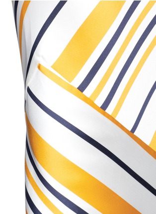 Detail View - Click To Enlarge - MATICEVSKI - 'Brilliance' stripe bias cut skirt