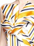 Detail View - Click To Enlarge - MATICEVSKI - 'Magnificent' stripe satin strapless bodice