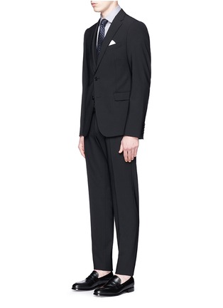 Figure View - Click To Enlarge - ARMANI COLLEZIONI - 'Metropolitan' notch lapel wool suit